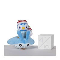Officiële Pokemon center knuffel Piplup & mantyke Christmas In The Sea 23cm